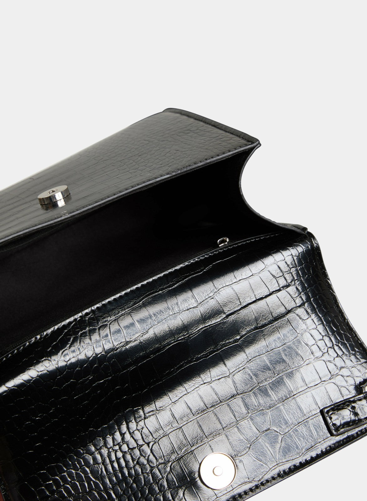 Women Vegan Leather A-Line Bag Black | Melanie Lyne