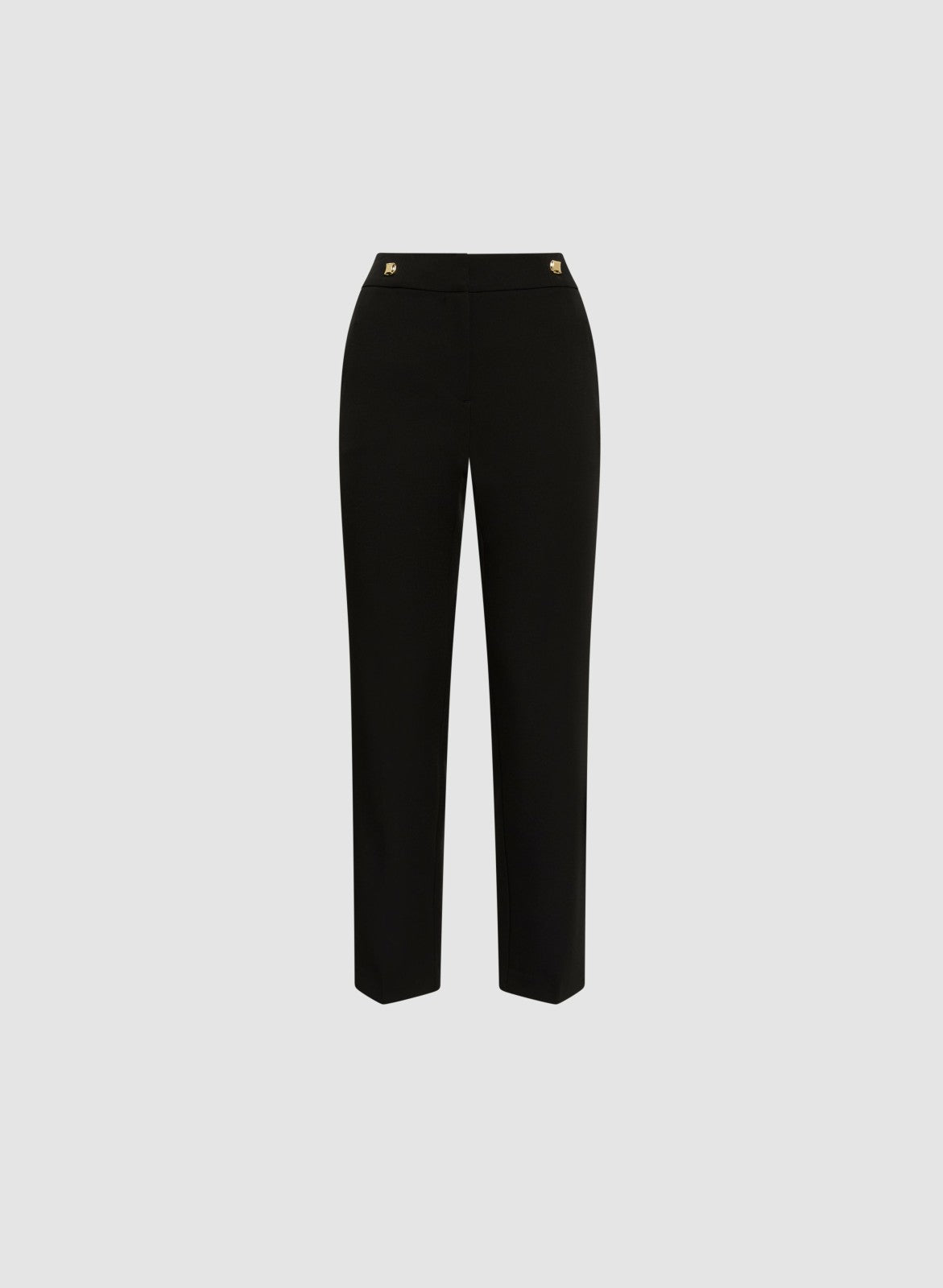 Women Lauren Straight-Leg Pants Black | Melanie Lyne