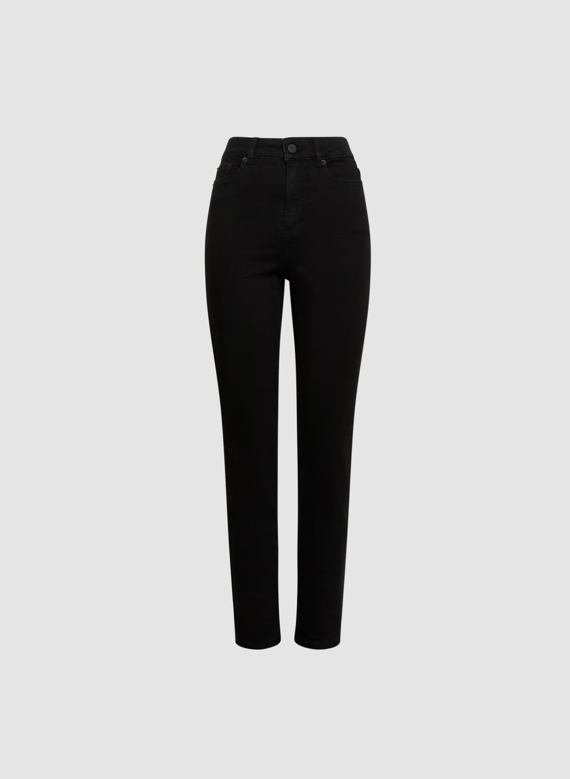 Women Essential Straight Leg Jeans Black | Melanie Lyne
