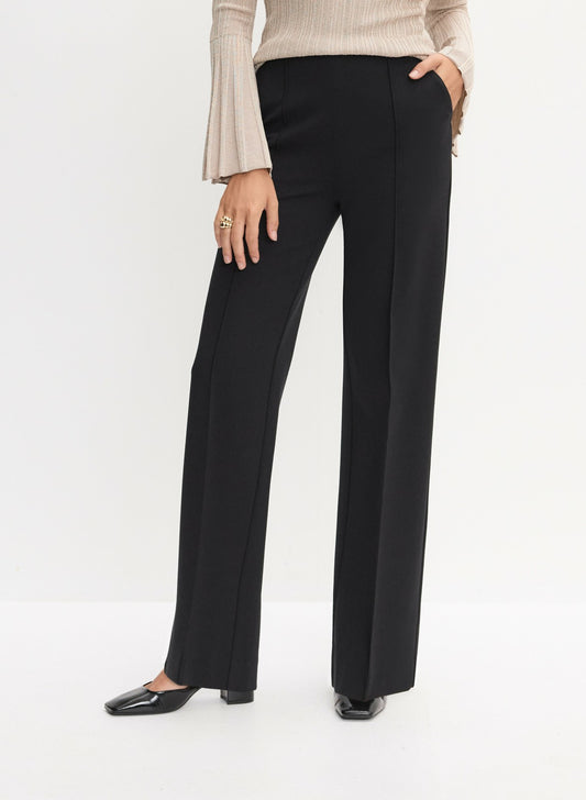 Women Soho Wide Leg Pants Black | Melanie Lyne