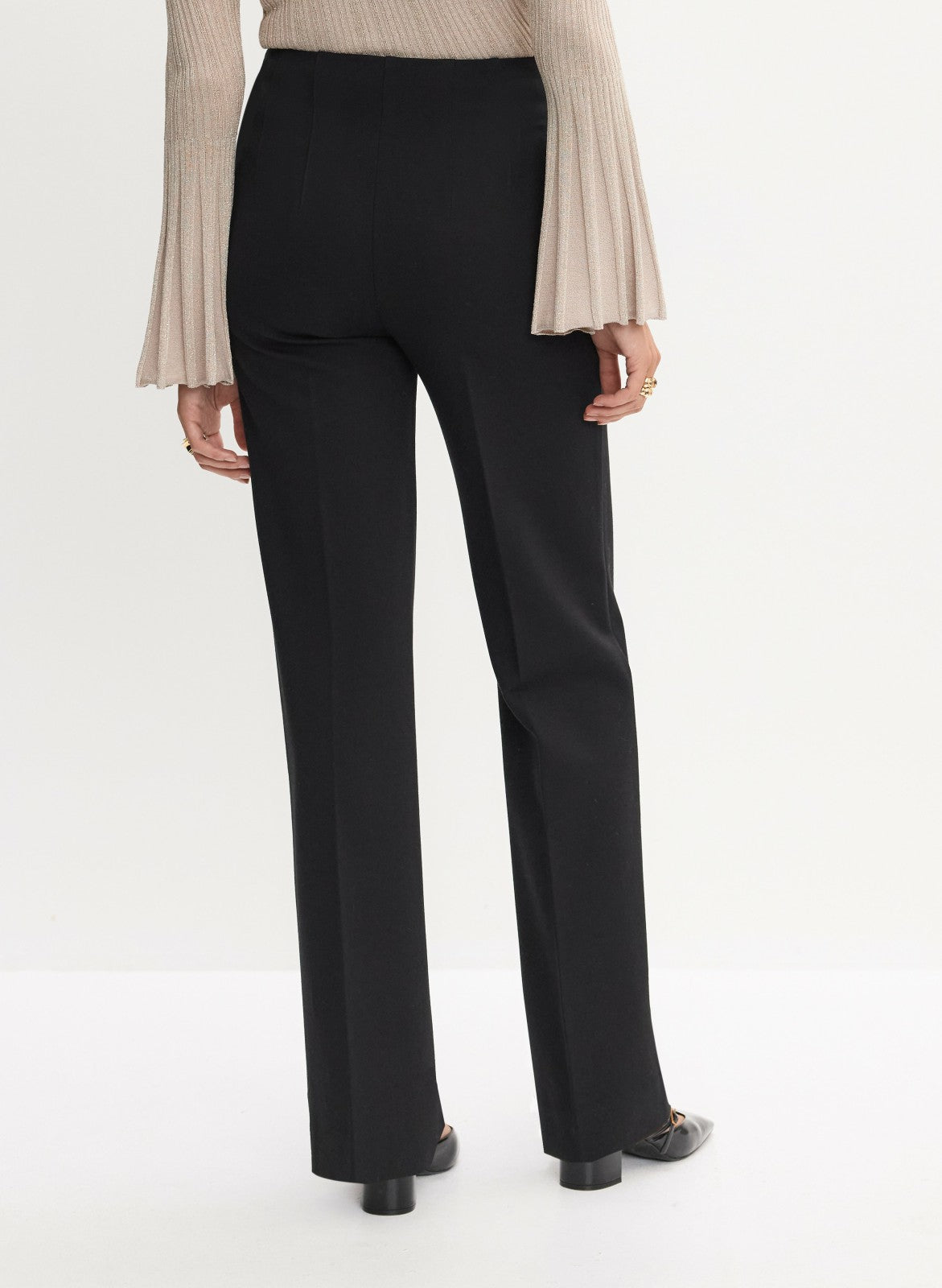 Women Soho Wide Leg Pants Black | Melanie Lyne
