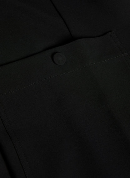 Women Wide Leg Cargo Pants Black | Melanie Lyne