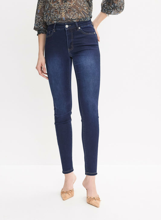 Women Super Soft Slim Leg Jeans Rinse Tint | Melanie Lyne