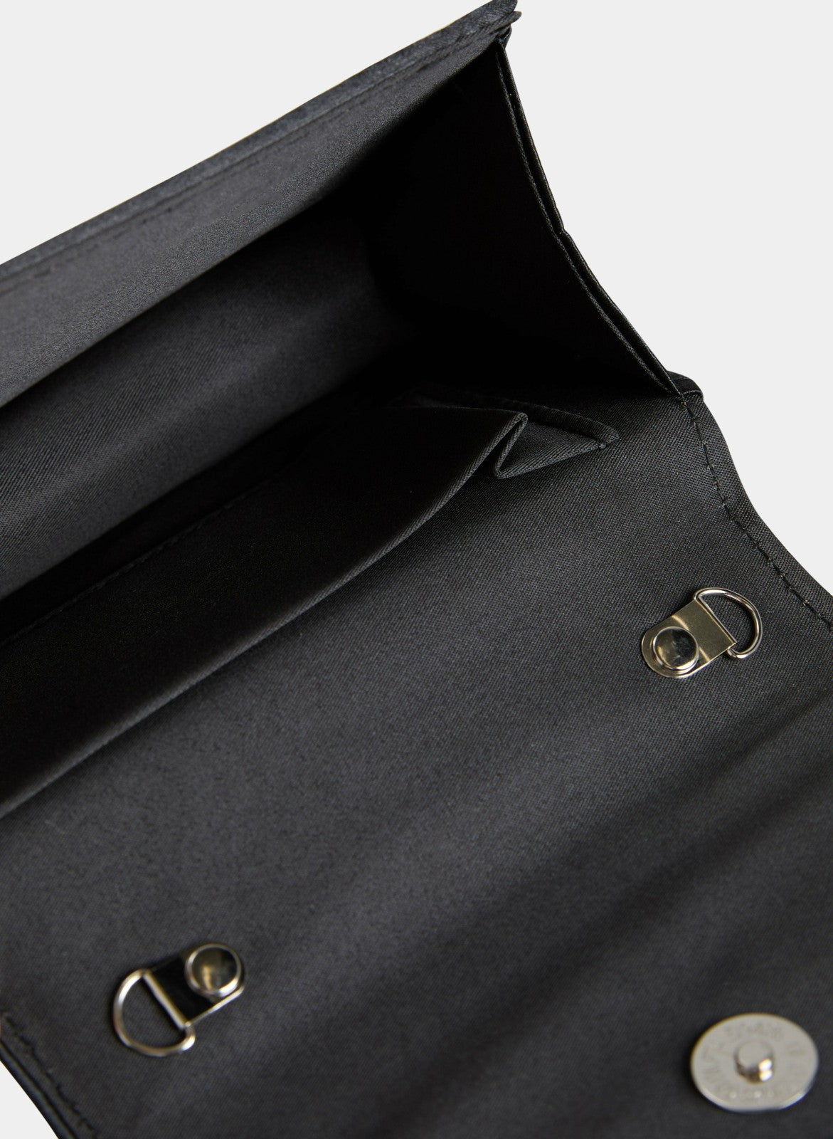 Women Embellished Rosette Clutch Black | Melanie Lyne