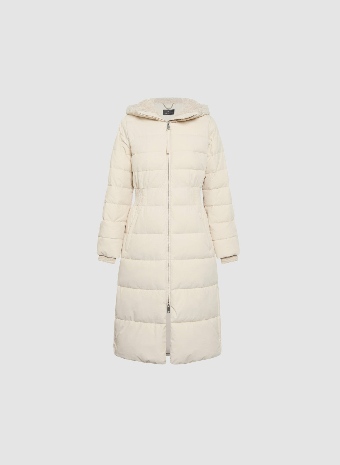 Women Quilted Puffer Coat Panna | Melanie Lyne