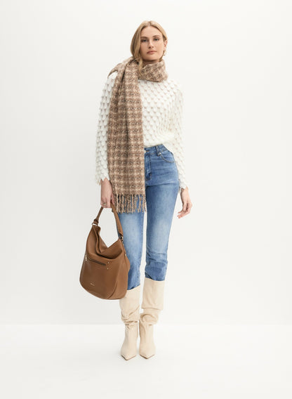 Women Scale Stitch Sweater Panna | Melanie Lyne