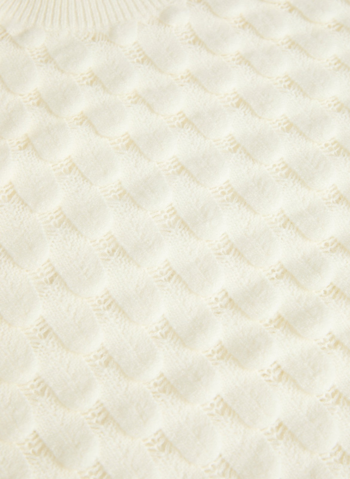 Women Scale Stitch Sweater Panna | Melanie Lyne