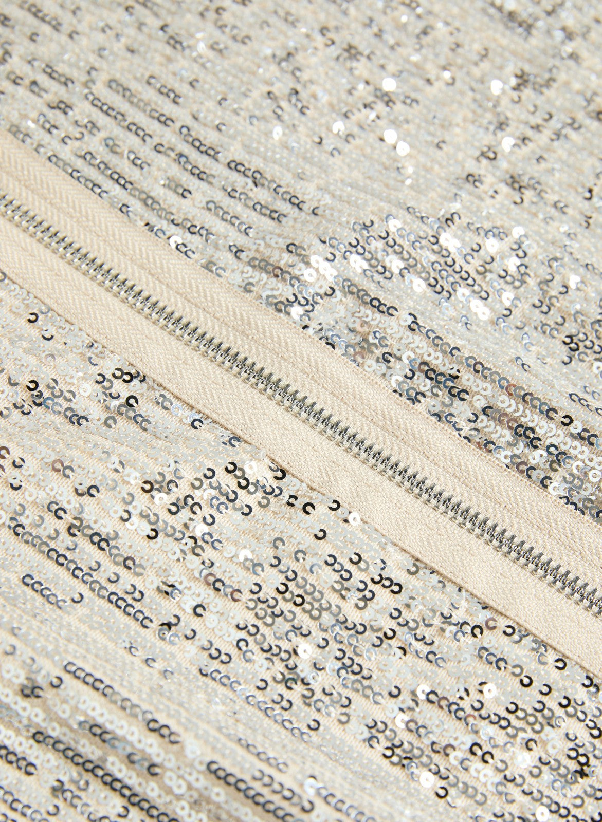 Women Sequin Zip Jacket Panna | Melanie Lyne