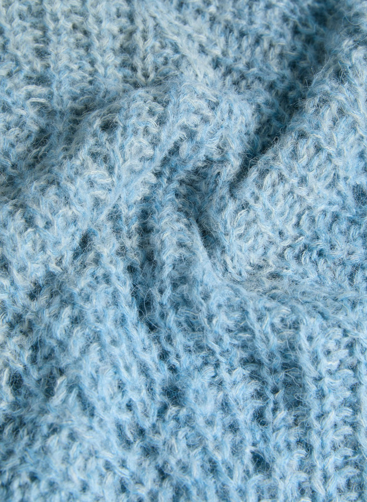 Women Ombre Open Weave Sweater Blue Fog | Melanie Lyne