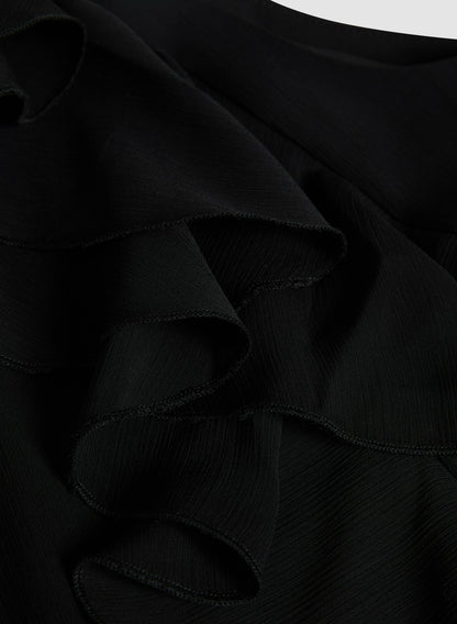 Women Sleeveless Chiffon Blouse Black | Melanie Lyne