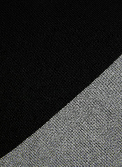 Women Colour-Block Tunic Sweater Black | Melanie Lyne