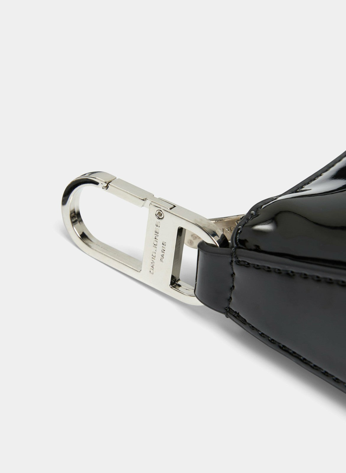 Women Patent Crossbody Bag Black | Melanie Lyne