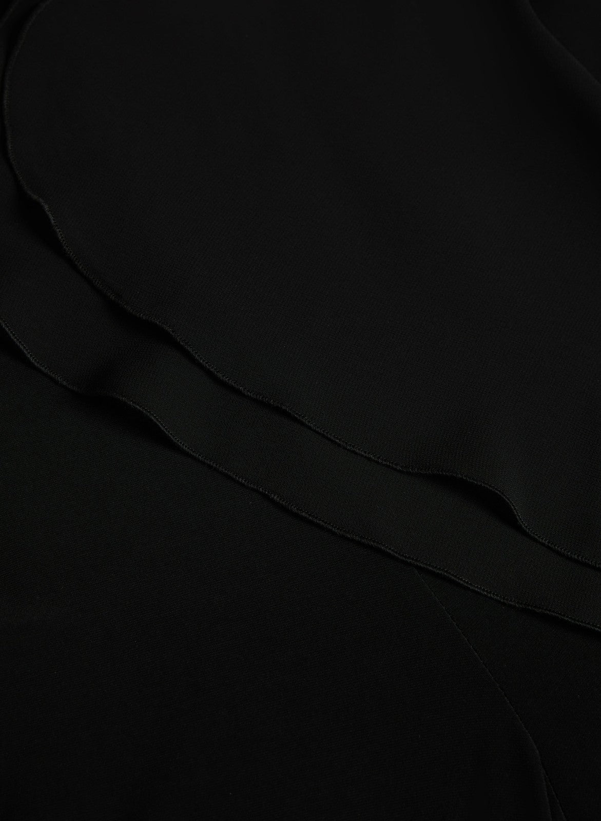 Women Chiffon Wide-Leg Jumpsuit Black | Melanie Lyne